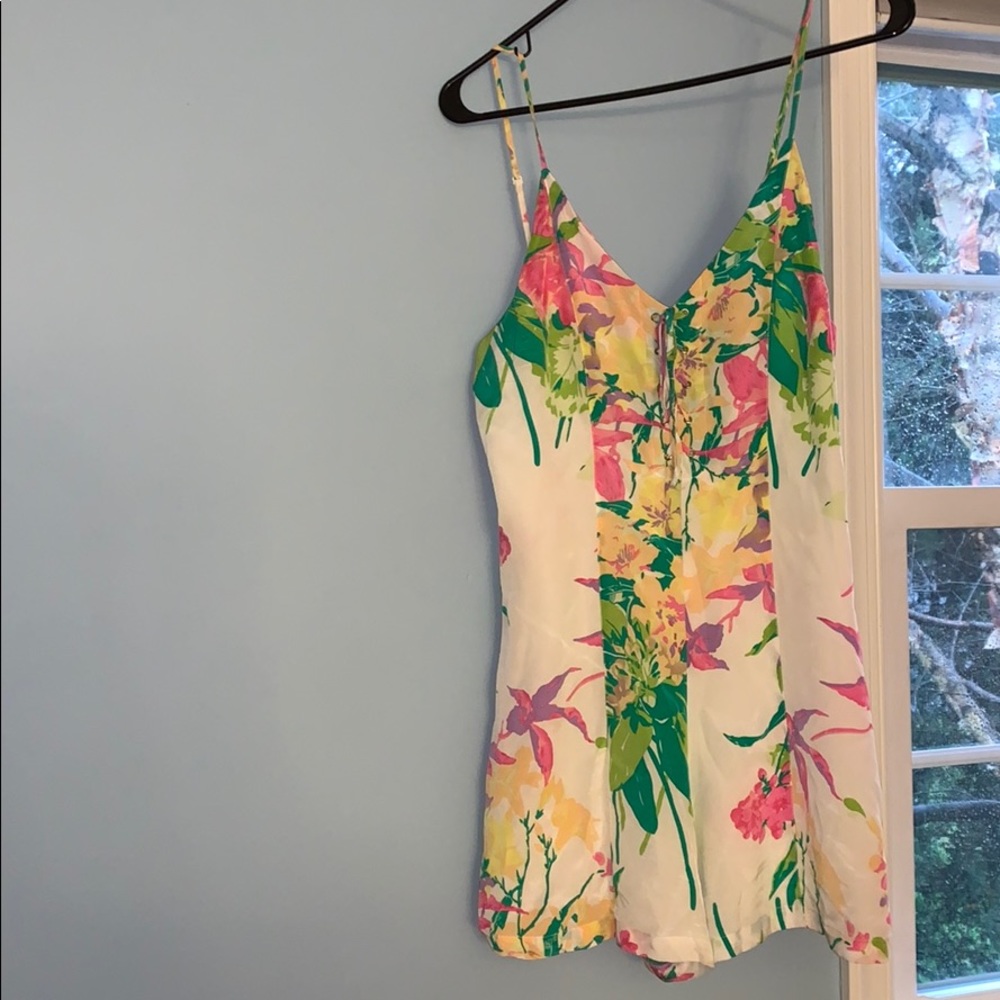 Yumi Kim Silk Romper- Size Small